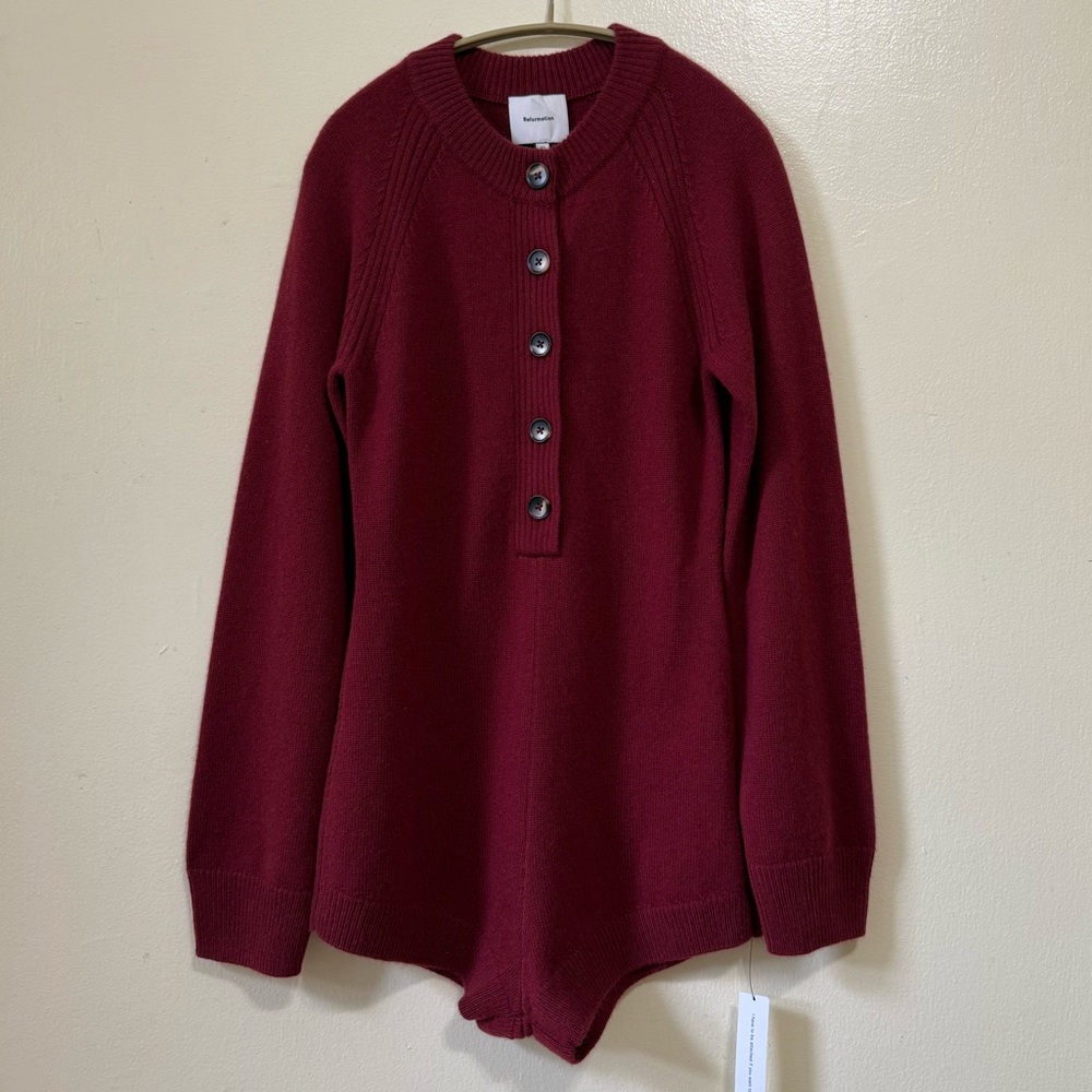 New-Reformation 
Wynn Cashmere Romper - Picture 9 of 11